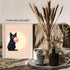 Posterizer 1 pcs-Black Cat Bubblegum Modern Girly Decor-Art for Animal Lovers-Gift for Girls, Teens-decor for Girls, Teens Bedroom- unframed wall ...