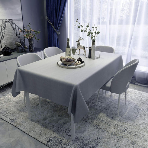 Obstal Vinyl Tablecloth for Picnic Camping Outdoor, 100% Waterproof Oil-Proof Spill-Proof PVC Table Cloth, Wipeable Thick Rectangle Tablecloth Cov...