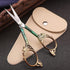 Embroidery Scissors Sewing Scissors Sharp Crafting Threading Scissor with Sheath for Needlework Artwork Manual Handicraft DIY Tool, 4.7in Gold Gre...