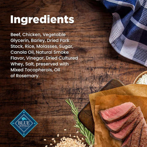 Blue Buffalo Nudges Bite-size Chewy Dog Treats with Real USA Beef, Made with Natural Ingredients, Great for On-the-Go, 5.5-oz. Container...