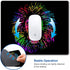 Mouse pad Small Computer Mouse pad with Personalized Watercolor Lion Design Office Non-Slip Rubber Mousepad...