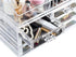 Masirs Clear Cosmetic Storage Organizer, Easily Sort Make-up, Jewelry & Hair Accessories, Looks Elegant on Your Vanity, Bathroom Counter or Dresse...
