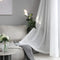 Home Brilliant Striped White Sheer Curtains 84 Inches Long Lace Voile Window Treatment Living Room Bedroom Curtains, 2 Panels, 54" X 84 Inch Lengt...