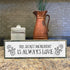 Love Wood Signs (Medium - Wood And Metal, The Secret Ingredient Is Always Love)...