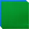 Strictly Briks 4 Pack Classic Baseplates 10x10 in, Stackable Building Plates with 32 x 32 Studs, Mats, Bases, Boards, Sheets 100% Compatible with ...