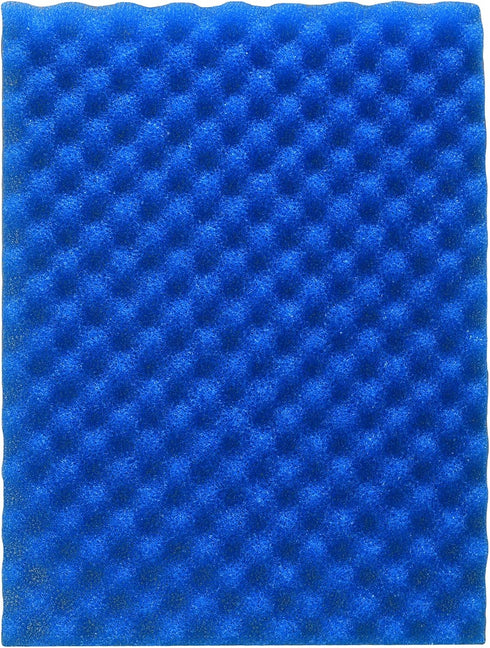 4 Pack Aquarium Filter Media Bio Sponge Pad 16 x 12 x 1 inch, Fish Pond Foam Filter 20/30/40 PPI (Blue 20ppi 4pack)...