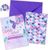 Joyful Toys Mermaid Birthday Invitations Party 20 Invitations With 20 envelopes Under The Sea Baby Shower Pool party...
