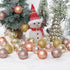 45Pcs 6cm/2.36inch Christmas Balls Glitter Ornaments Set, Shatterproof Plastic Xmas Tree Hanging Ornament, Christmas Decorations Balls for Holiday...