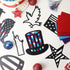 18 Pieces 4th of July Patriotic Suncatcher Paper Kit for Window, Stained Glass Effect Paper Suncatchers Window Door Art Classroom DIY Crafts Patri...
