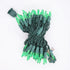 50 Count M5 Faceted Christmas Mini Light Set Indoor/Outdoor Use String Lights for Garden Christmas Tree Patio Lawn Party Home 120V UL Certified Gr...