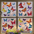 Iconikal Static Cling Window Decorations, Butterfly, 100-Count...