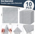 Navona 10 Pcs New Upgrade Steel Wire Dishcloth,Double-Layer Steel Wire Cleaning Cloth,Powerful Cleaning Non-Scratch Wire Dishcloth Rag for Cookwar...