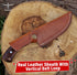 High Carbon Steel Knife - Handmade Full Tang Bushcraft Knife - Hunting Knife, Survival Knife, Fixed Blade Knife & Camping Knife - Camping Knives &...