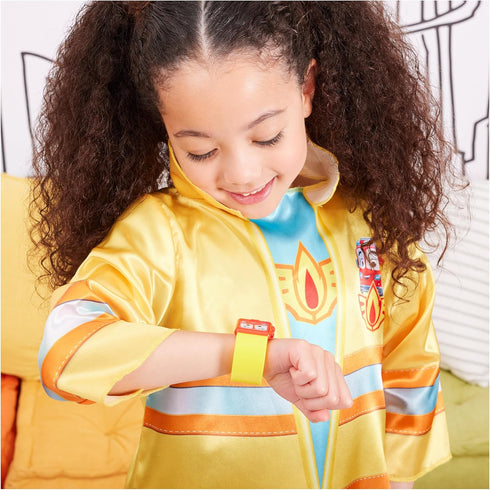 Dress Up Trunk, Kids’ Dress Up & Pretend Play Set with Firefighter Costume, Police Officer Costume and EMT Costumes for Kids 3+...