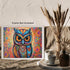 Posterizer 1 pcs- psychedelic funky hippie colorful owl print 4-Fantasy & Fiction Art-Retro Art- Living Room Bedroom Decor- unframed wall art...