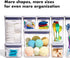 OXO Good Grips POP Container - Airtight Food Storage - Mini Square Mini 0.2 Qt Ideal for spices and dried herbs...