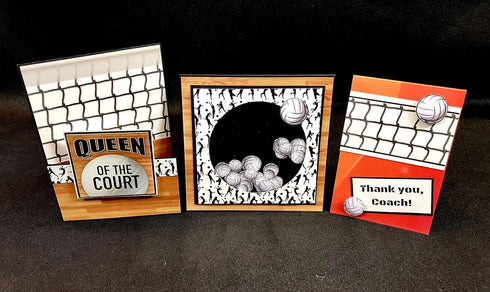 Reminisce Game Day Volleyball Scrapbook Collection Kit Paper Crafts, Multi Color Palette 12x12 inches...