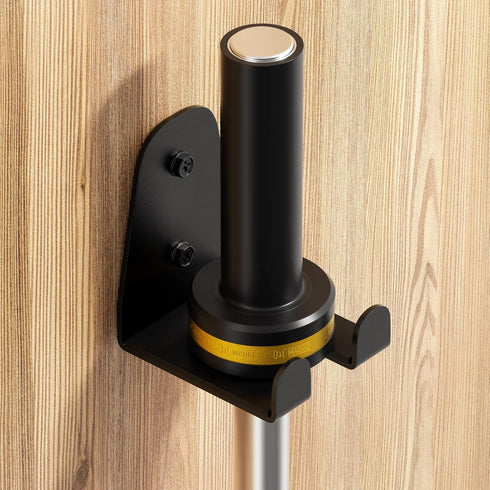 Olympic Barbell Hanger,Garage Gym Bar Wall Rack,Vertical Barbell Mount Rack,Black Powder Coated,Space Saving Commercial or Home Gym Accessory,Hold...