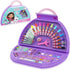 Gabby's Dollhouse Art Set Kids Colouring Set Drawing Gifts for Girls (Purple Halfmoon Set)...