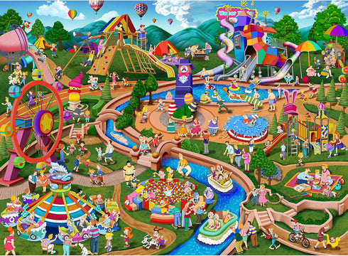 Becko US Jigsaw Puzzles 500 Pieces Puzzles for Adults 500 Piece Puzzles for Kids and Adults (Theme Park)...