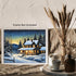 Posterizer 1 pcs- quaint old village-building in nature-night sky 15-Landscape & Nature Art-Floral Botanical Art- Decor for Home & Office- unframe...