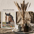 Posterizer 1 pcs- Beautiful brown horse in a stable with flowers-Art for Animal Lovers-Floral Botanical Art- Gift for Men Women Teens-Living Room...