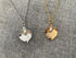 Unique Pearl Calla Lily Flower Necklace Charm Gold Silver Tone Pendant Jewelry Bridesmaid Gift...