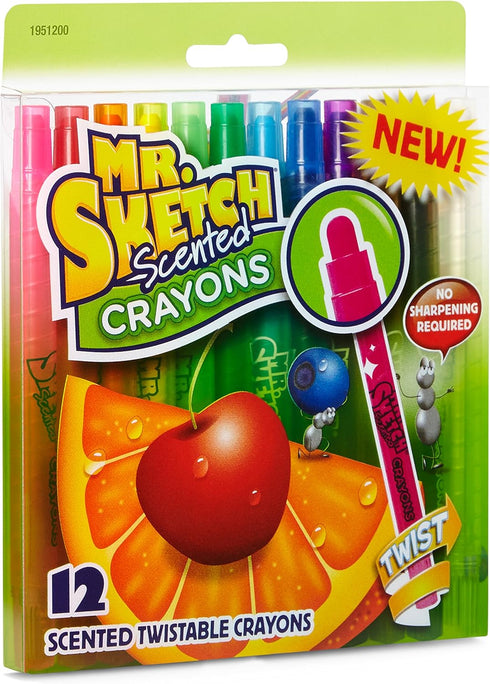 Mr. Sketch Scented Twistable Crayons, 12/Pack...