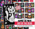 Super Pack of 18 Fuzzy Velvet Coloring Posters (Kids Themed - Day of the Dead) - Halloween and Dia de Los Muertos Coloring Crafts Activity for Tod...