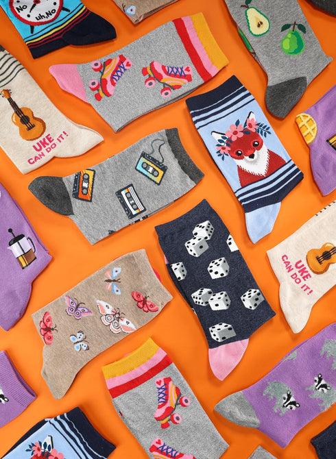 Hot Sox Women's Fun Cocktail Drinks Crew Socks-1 Pair Pack-Happy Hour Cool & Funny Gifts...