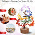 Crocon Seven Chakra Gemstone Tree Feng Shui Figurine Money Bonsai Good Luck Reiki Healing Crystals Balancing Decoration Ornament Sculpture Wealth ...