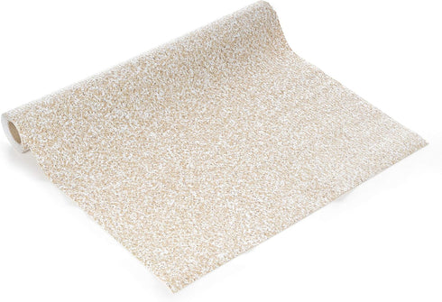 Con-Tact Brand Grip Prints Shelf Liner, Durable and Non-Adhesive Liners, Non-Slip Drawer and Cabinet Liner, 18" x 8', Beige Granite, Pack of 1 Rol...