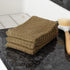 Ritz Royale Collection 100% Combed Terry Cotton, Highly Absorbent, Kitchen Dish Cloth Set, 13-3/4" x 12", 3-Pack, Solid, Mocha Brown...