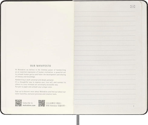 Moleskine Smart Notebook, Pocket, Ruled, Black, Hard Cover (3.5 x 5.5)...