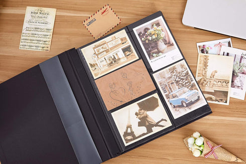 kieragrace KG Jocelyn Photo Album – Black, Holds 400 4" x 6" Photos...