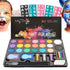 Maydear Face Painting Kit for Kids - 20 Colors Water Based Makeup Palette with Stencils, Glitters, Rainbow Split Cake, Hair Dye Clips, for Parties...