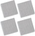 Cackleberry Home Black and White Ticking Stripe Woven Cotton Fabric Napkins 18 Inches Square, Set of 4...