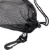 PALTERWEAR Mesh Drawstring Bag With Clip and Toggle Closure - For Watersports, Outdoor, Gym - Multi-Use Set of 4 (Black, 6 x 8 inch)...