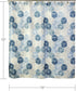 SKL Home Cubes Shower Curtain, Blue...