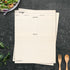 321Done Recipe Paper, Made in USA - 8.5x11 Tan, Full Page Blank Recipe Paper to Write in Your Own Recipes, Minimalist Letter Size Refill Pages for...