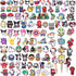 100PCS Mixed Anime Cartoon Pencil Toppers - Kawaii Pen Charms for Boys and Girls, Cute Classroom Rewards and Prizes for Students, Pencil Decoratio...