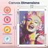Modern Merch Diamond Art for Adults 12x16 Celebrity Pop Art Movie Star 5D Diamond Painting Kits for Adults, DIY Wall Decor, Cross Stitch Gem Art, ...