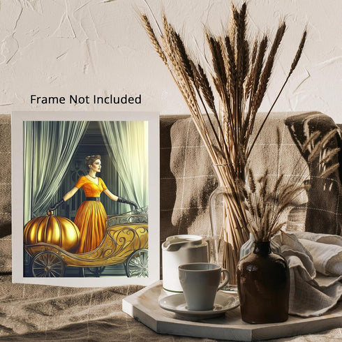 Posterizer 1 pcs-classic cartoons inspired glamorous woman 1-Kids Room Art-Retro Art-Gift for Daughter, Son, Kids- unframed wall art...