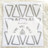 The Boho Design Vieli Arte Grey Transparent Triangles Hand Drawn. Wall Vinyl Sticker Decal Decor Nursery 60 pcs. Adhesive Tribal Triangle for Kids...