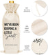 Pregnancy Announcement Wine Gift Bags, Burlap Wine Bottle Cover Bag For New Baby, Parents, Grandparents, Friends, 1 Pc Wine Bag (A36)...