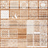 24Pcs Stencils for Painting, Reusable Geometric Painting Stencils Abstract Layering Stencil for Painting on Wooden Furniture Floor Decor DIY Suppl...