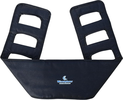 47.2 Inch Non-Slip Transfer Nursing Sling Gait Transfer Belt, Safety Patient Lift Board Mobility Standing Aids Equipment for Elderly or Patient(Bl...