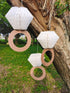 Engagement Party Decorations, Bridal Shower Supplies, Honeycomb Ring Hanging Decorations, Rose Gold Glitter Diamond Rings (6pcs), Engaged Diamond ...