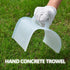 Concrete Trowel Tools for Masonry Cement Hand Plastering Plastic,Mortar Repair Margin Finish Pointing Tile Curved for Garden Corner Flooring Molds...