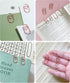 100 Pcs Love Heart Shaped Paper Clips, 0.78inch Cute Mini Paperclips for Office School Home (Rose Gold)...